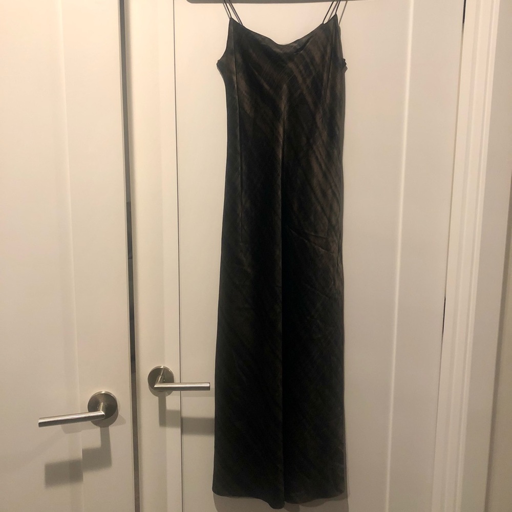 Vince satin slip dress